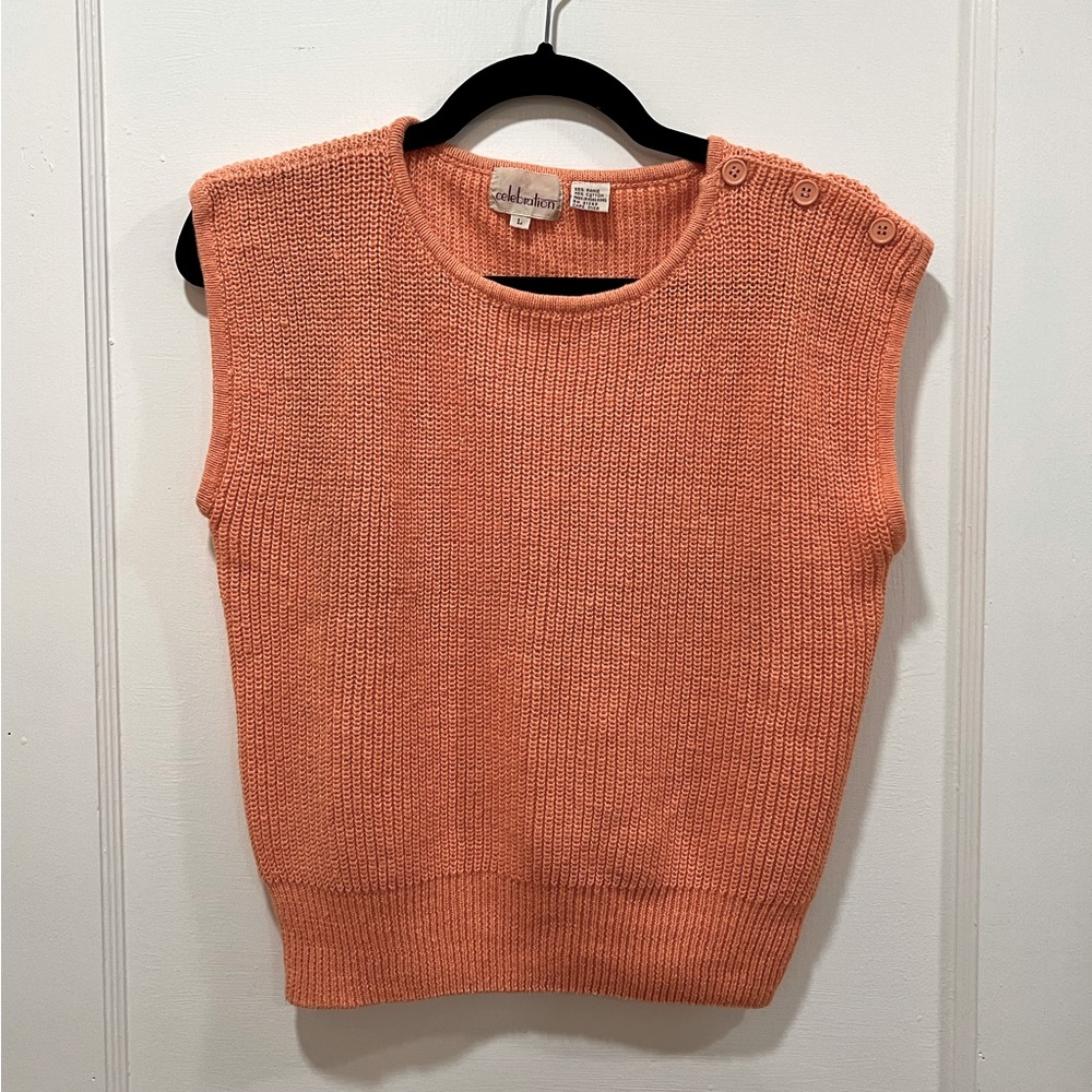 VINTAGE 90’S SWEATER VEST CELEBRATION BRAND GREAT CONDITION